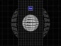 Create Spherical Seamless Typography Animations in After Effects