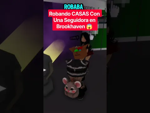 Robando CASAS Con Una Seguidora en Brookhaven 😱 #roblox #brookhaven #robloxedit #robloxshorts #game