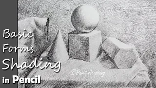 How to shade Basic 3D Forms Pencil Shading Techniques