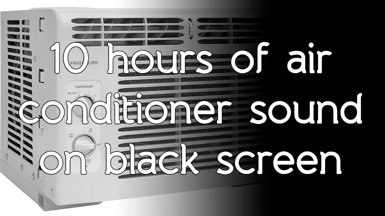π§ Air Conditioner sound on black screen dark screen high quality white noise ASMR π§ Air Conditioner sound on black screen dark screen high quality white noise ASMR