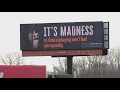 Sex trafficking billboards put up around Indy ahead of March Madness