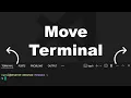 Change Terminal Position in VS Code