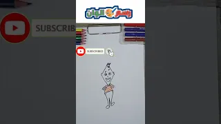رسم سهل للمبتدئين رسم كاريكاتير  رسم سهل للمبتدئين رسم كاريكاتير