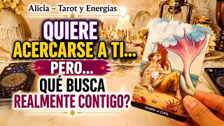 ✨️ QUIERE ACERCARSE A TI… PERO... QUÉ BUSCA REALMENTE CONTIGO? 🕯🎴 👀 LAS CARTAS TE LO CUENTAN