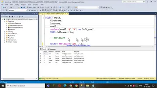 66 REPLACE REPLICATE REVERSE SPACE FUNCTIONS IN SQL - TELUGU