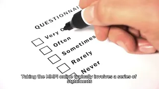 Personality Test Online Minnesota Multiphasic Personality Inventory MMPI