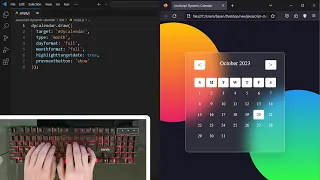 Creating a Dynamic Calendar with HTML CSS and JavaScript - Step-by-Step Tutorial