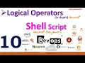 Logical Operators in shellscript Shellscript DevOps 2024 DevOps AWS