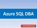 Azure SQL Database Adminstrator DBA - Introduction Azure overview