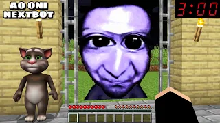 Download AO ONI NEXTBOT BLUE DEMON CHASED ME in Minecraft - Gameplay - Coffin Meme MP3