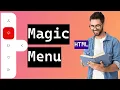 How to Create Magic Menu Icon - Vertical Tab Menu