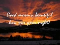 Download Lagu Good Morning Beautiful