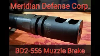 BD2-556 Muzzle Brake by Meridian Defense Corp