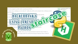 hackerrank s Staircase explanations using python