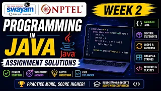 Programming in Java Week 2 Assignment Answers 2026 NPTEL July 2026 100 Correct Solutions