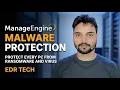 ManageEngine Malware Protection Windows Real-Time Security