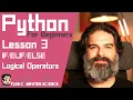 Python Tutorial For Beginners - Lesson 3