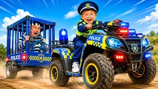 POLICE BOY VS ESCAPED PRISONER! 🚔 Epic ATV Chase Adventure