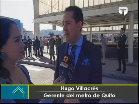 Simulacro de atentando en estación del metro de Quito