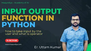 Python Input Output Functions Operators Explained Simply