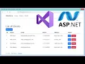 Fill HTML Table From SQL Server Database Using ASP NET Core and Razor Pages Visual Studio 2022