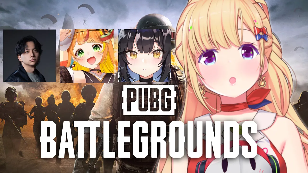 【PUBG】カスタムぱぶじーやるってよ！w./けんきさん,小廻こまちゃん,夜よいち【ホロライブ/アキロゼ】