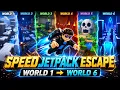 1 Speed Jetpack Escape World 1 2 3 4 5 6 All Stage Gameplay Roblox