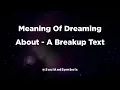 A Breakup Text Dream Meaning Explained