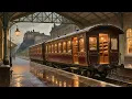 Fall Asleep to Edinburgh Night Mail | A Rainy Victorian Sleep Story | Soft British Voice & No Music