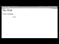 PHP - The Wall procedural Part