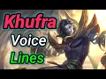 Download Lagu Khufra voice lines and quotes - dialogues Mobile Legends Noygen