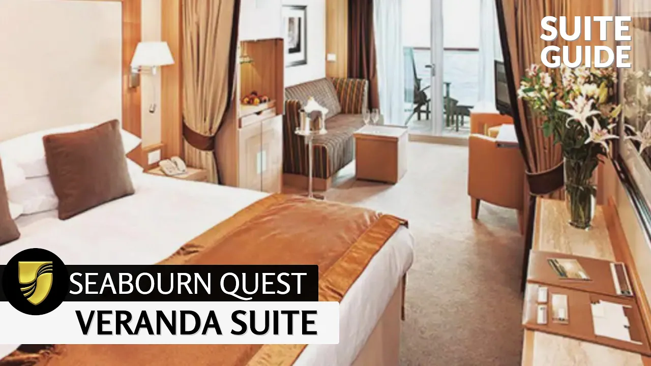 Seabourn Quest | Veranda Suite Full Walkthrough Tour | 4K
