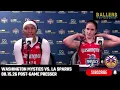 Sonia Citron Kiki Iriafen Washington Mystics Postgame Presser vs Los Angeles Sparks 08 15 26