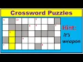 Crossword Puzzles Test-04 EnglishPuzzle Questions Tricky Riddles BrainTwisting WordGame QuizGame