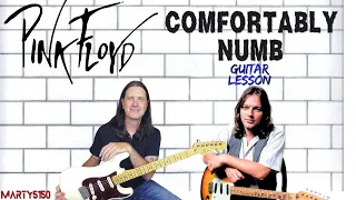 How To Play Comfortably Numb By Pink Floyd - David Gilmour Guitar Lesson