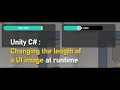 Unity C Changing the length of a UI image at runtime