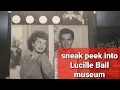 Snippets inside the Lucille Ball museum in Jamestown New York