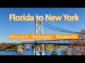 Traveling I-95 North Roadtrip - Richmond Washington Philadelphia UpState NY