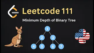 Leetcode 111 Minimum Depth of Binary Tree in Java