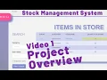 01 BUILDING A STOCK MANAGEMENT SYSTEM IN DJANGO - System Overview