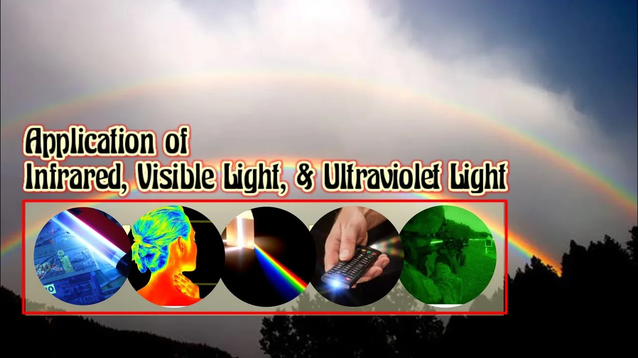 APPLICATION OF INFRARED, VISIBLE LIGHT AND ULTRAVIOLET LIGHT | #Infrared #VisibleLight #Ultraviolet