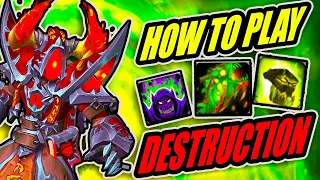 Destruction Warlock Guide for Beginners Macros Talents Stats Explained The War Within PvP PvE