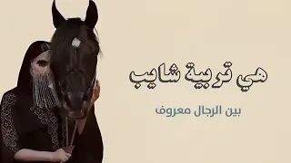 هي تربية شايب بين الرجال معروف شيلات مدح بنت اداء متعب الخيل حماسية بدون حقوق 