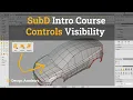 Autodesk Alias Tutorials SubD Intro 26 - Controls Visibility