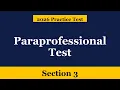 Paraprofessional Practice Test 2026 Section 3 Mathematics 30 Questions