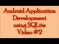 Sqlite Android Tutorials for Beginners-CRUD Application Android App Diet Meter Part II