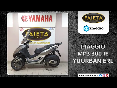 Download MP3 Faieta Motors Usato | Piaggio MP3 300 I.E. Yourban ERL - Anno 2012