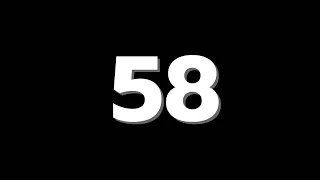 58 Second Countdown Timer With Sound Effect