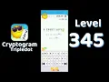 Cryptogram Tripledot Level 345 Answer SolutionGuruji