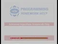 Algorithm Homework Help